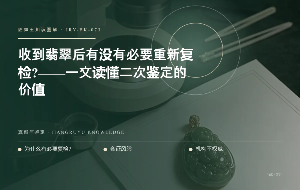 收到翡翠后有没有必要重新复检?——一文读懂二次鉴定的价值知识图解