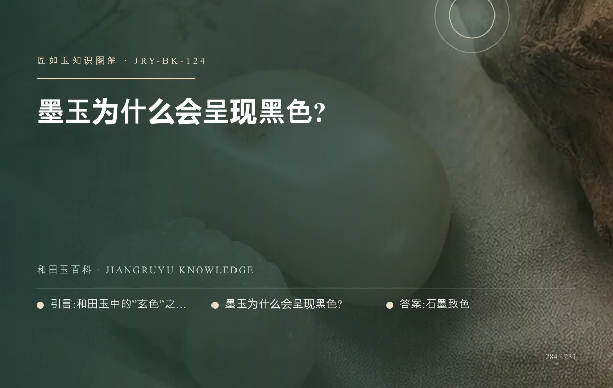 墨玉为什么会呈现黑色?知识图解