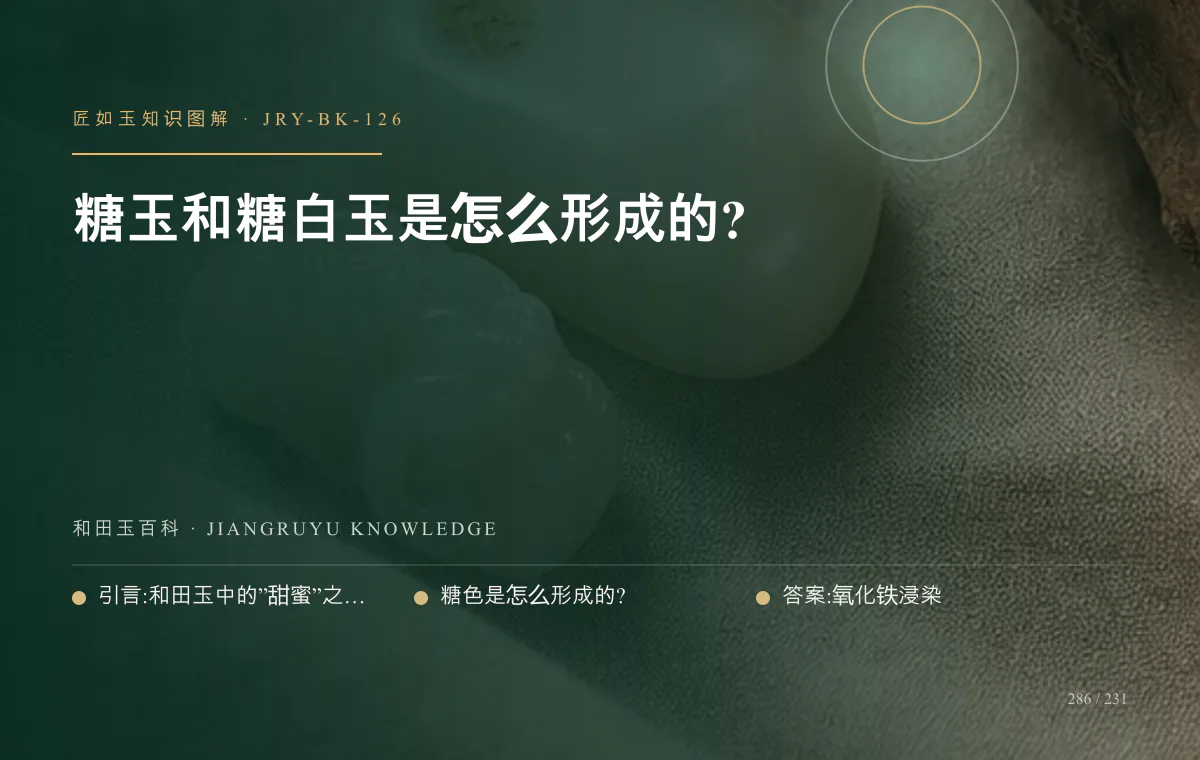 糖玉和糖白玉是怎么形成的?知识图解