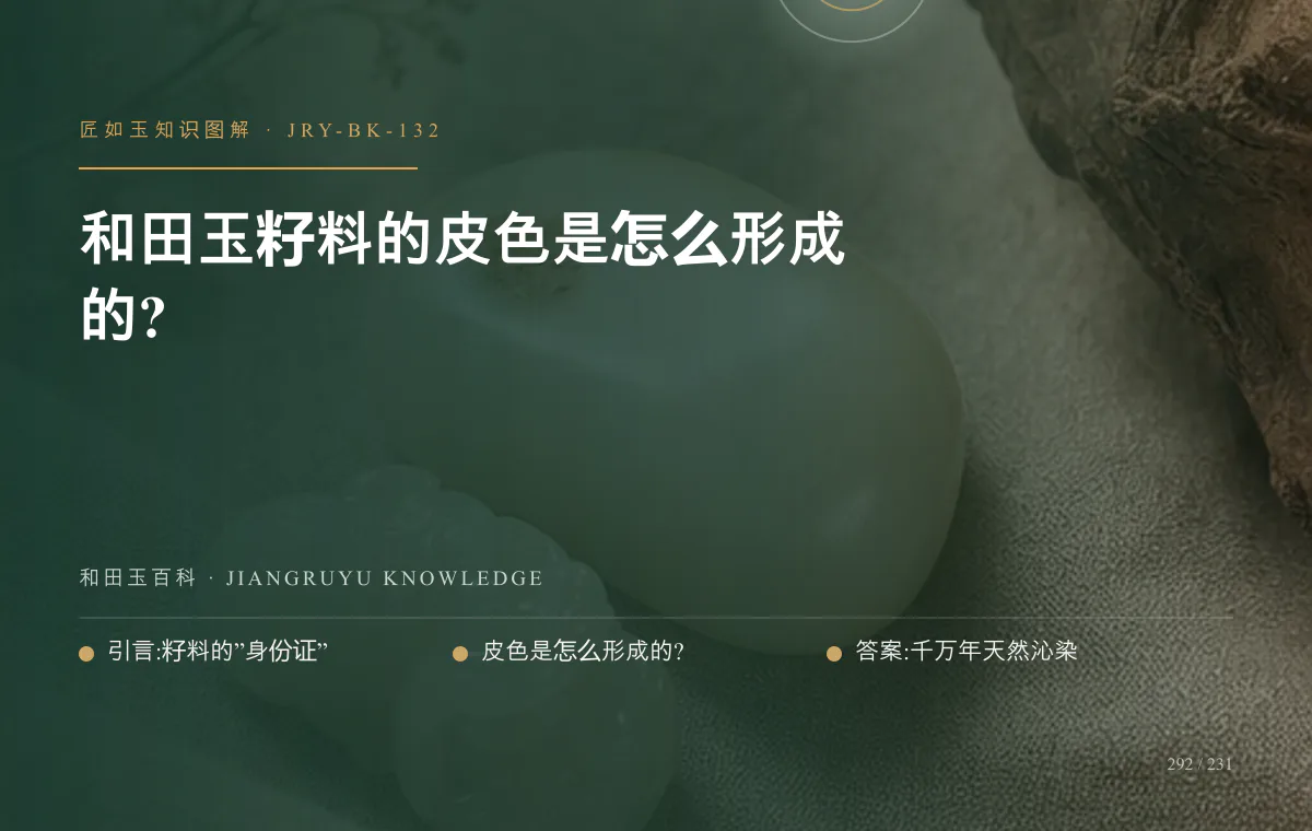 和田玉籽料的皮色是怎么形成的?知识图解