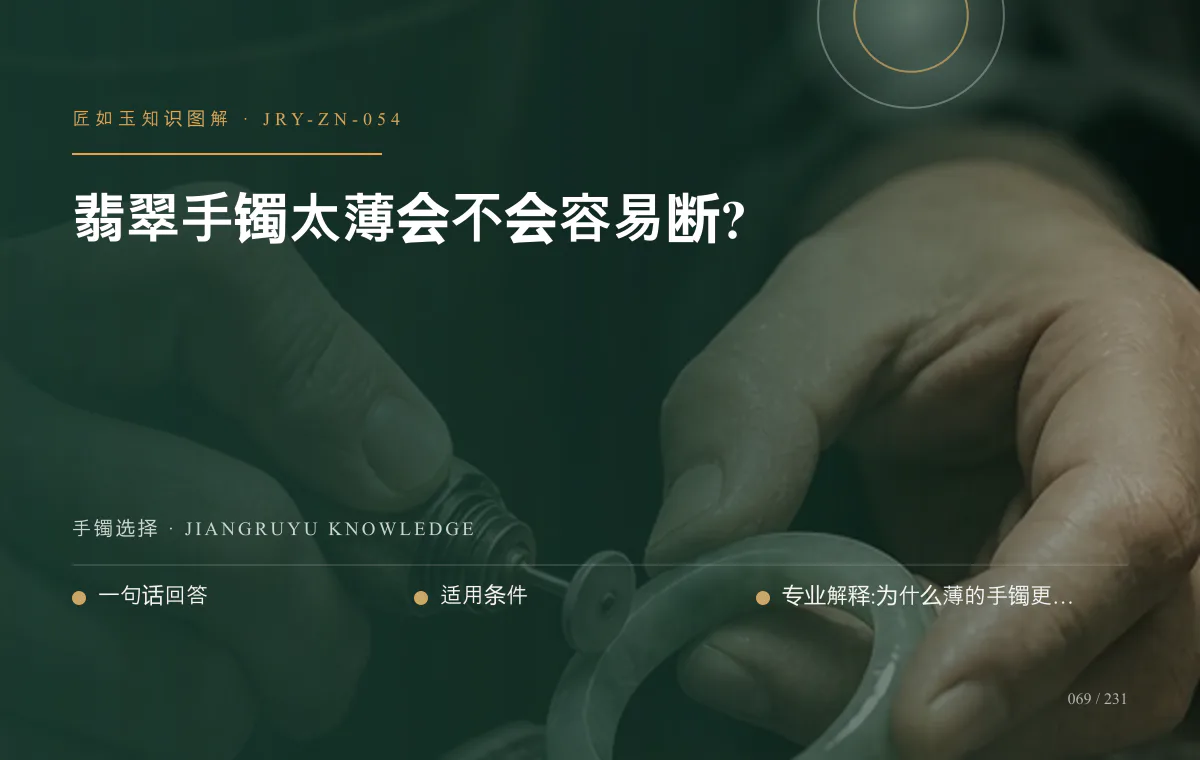 翡翠手镯太薄会不会容易断?知识图解