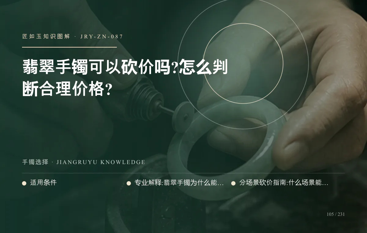 翡翠手镯可以砍价吗?怎么判断合理价格?知识图解